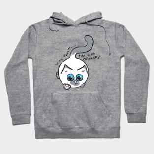 Hungry Circle Cat Hoodie